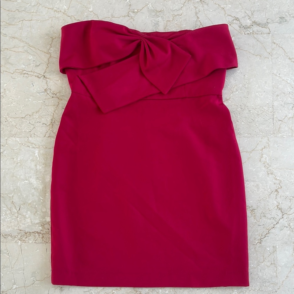 Sam Edelman Pink Strapless Sheath Dress